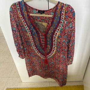 Tolani breezy silk caftan